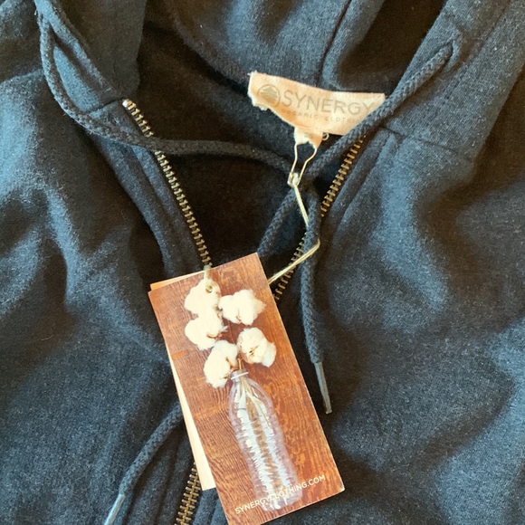 Synergy organic clothing cross town coat hoodie NWT - Picture 2 of 2